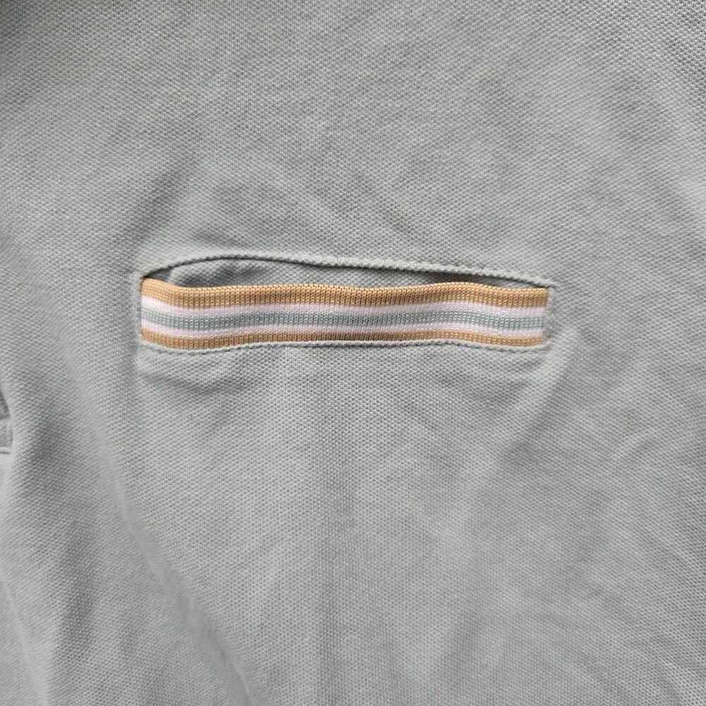 Tailored Recreation Premium Polo Shirt Mens M Medium Mint Green Logo Cotton
